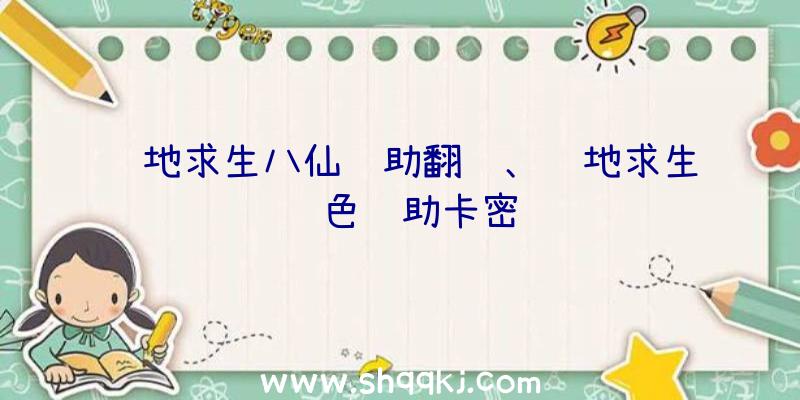 绝地求生八仙辅助翻译、绝地求生红色辅助卡密