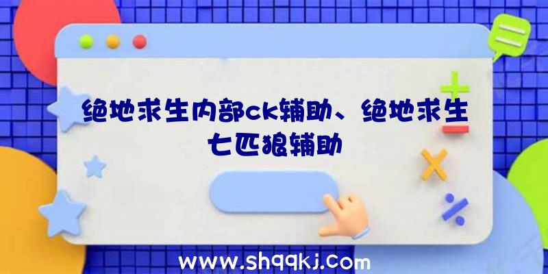 绝地求生内部ck辅助、绝地求生七匹狼辅助