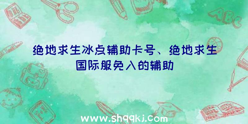 绝地求生冰点辅助卡号、绝地求生国际服免入的辅助