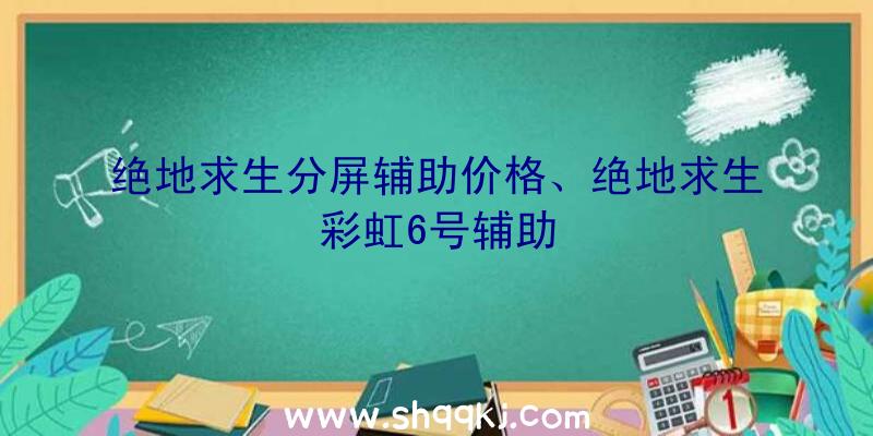 绝地求生分屏辅助价格、绝地求生彩虹6号辅助