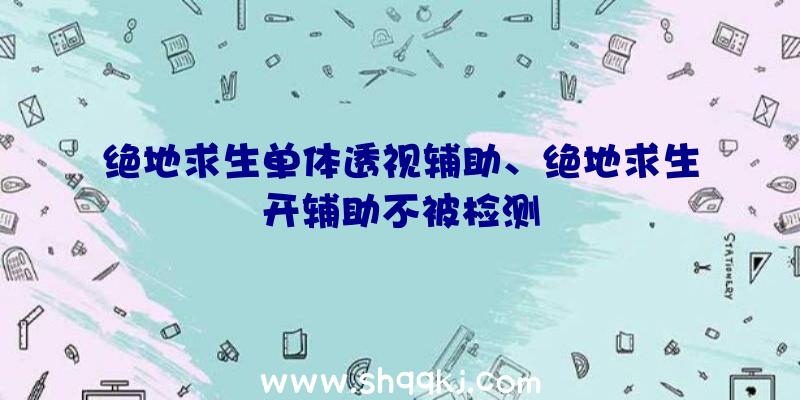 绝地求生单体透视辅助、绝地求生开辅助不被检测