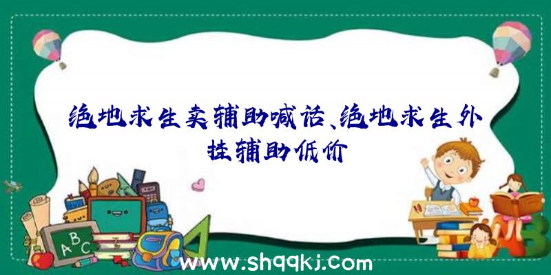 绝地求生卖辅助喊话、绝地求生外挂辅助低价