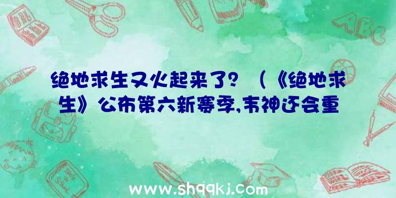 绝地求生又火起来了？（《绝地求生》公布第六新赛季,韦神还会重回LOL吗？）