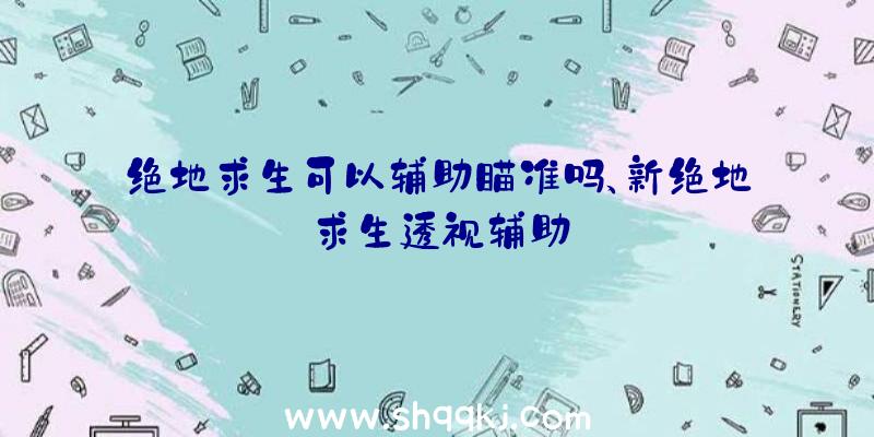 绝地求生可以辅助瞄准吗、新绝地求生透视辅助