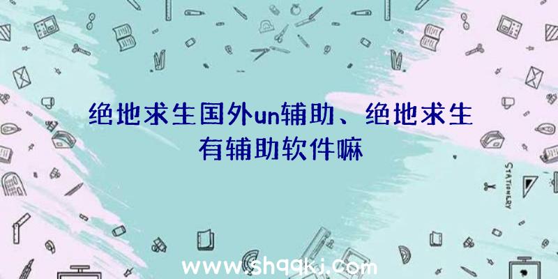 绝地求生国外un辅助、绝地求生有辅助软件嘛