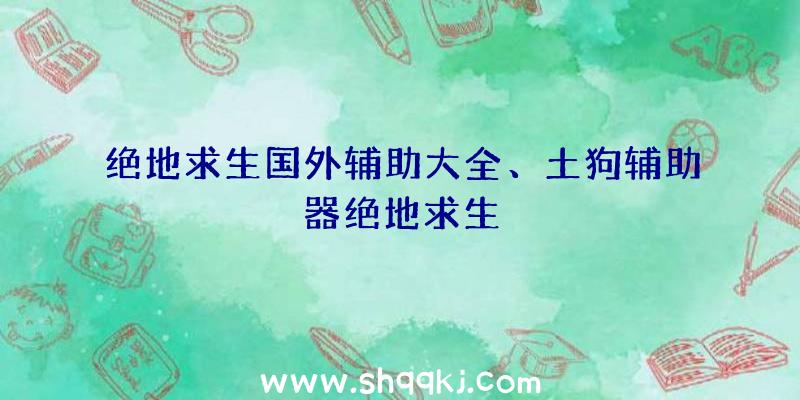 绝地求生国外辅助大全、土狗辅助器绝地求生
