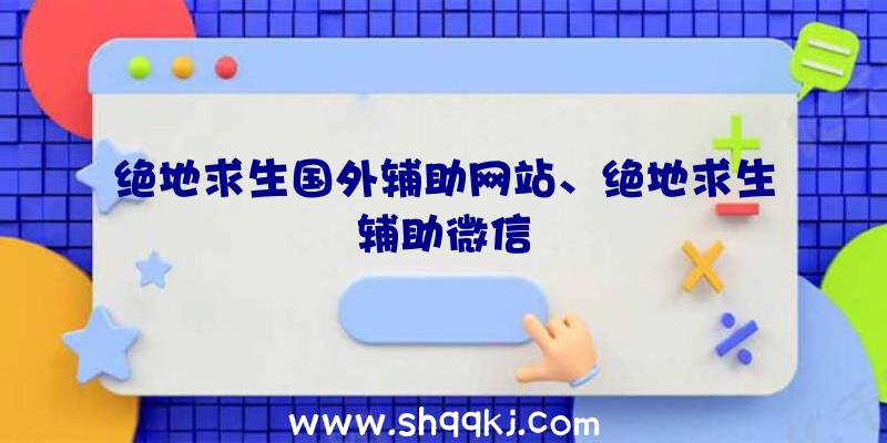 绝地求生国外辅助网站、绝地求生辅助微信