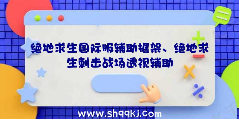 绝地求生国际服辅助框架、绝地求生刺击战场透视辅助