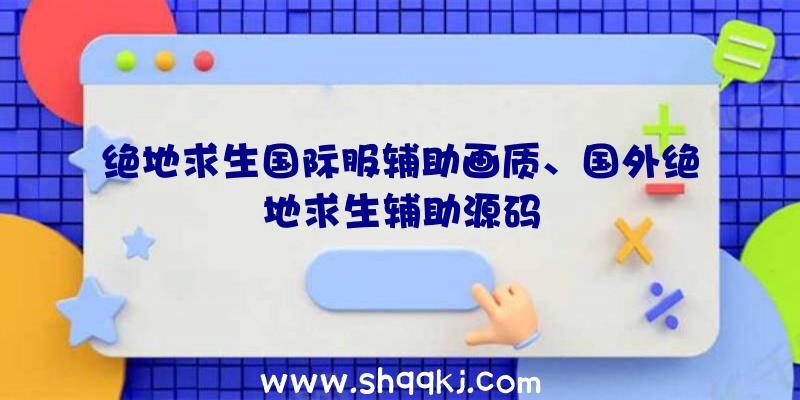 绝地求生国际服辅助画质、国外绝地求生辅助源码