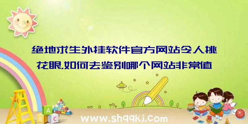 绝地求生外挂软件官方网站令人挑花眼，如何去鉴别哪个网站非常值得挑选？