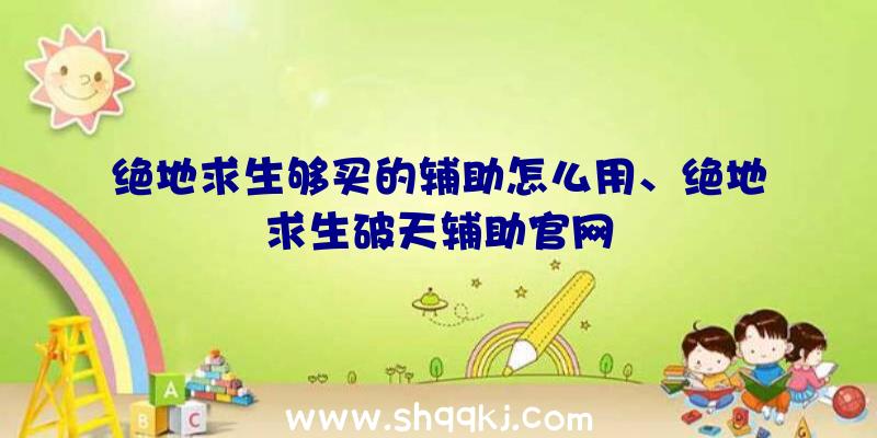 绝地求生够买的辅助怎么用、绝地求生破天辅助官网