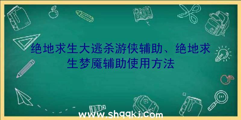 绝地求生大逃杀游侠辅助、绝地求生梦魇辅助使用方法