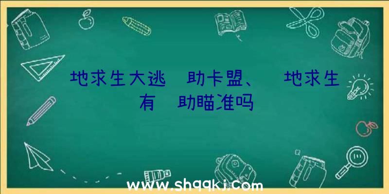 绝地求生大逃辅助卡盟、绝地求生有辅助瞄准吗