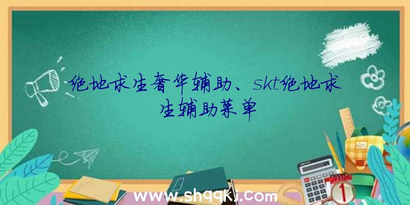 绝地求生奢华辅助、skt绝地求生辅助菜单