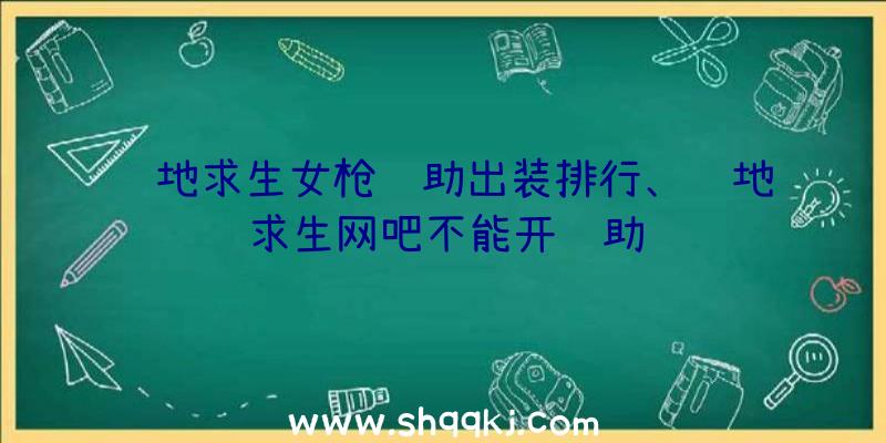 绝地求生女枪辅助出装排行、绝地求生网吧不能开辅助