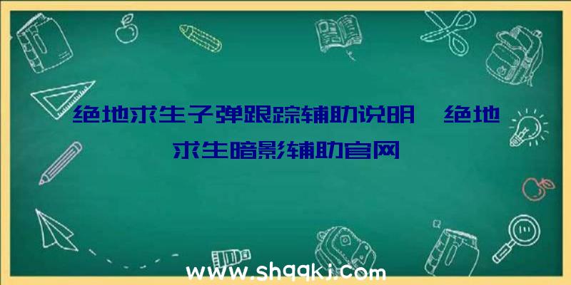 绝地求生子弹跟踪辅助说明、绝地求生暗影辅助官网