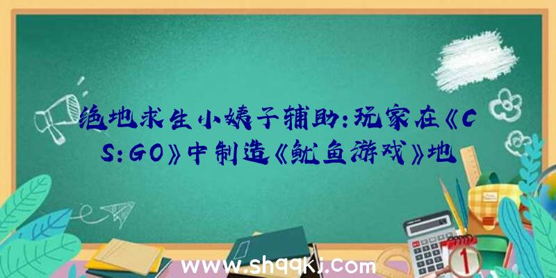 绝地求生小姨子辅助：玩家在《CS:GO》中制造《鱿鱼游戏》地图完满复原出游戏六张地图