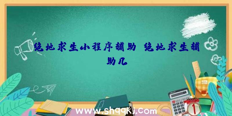 绝地求生小程序辅助、绝地求生辅助几