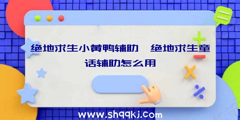 绝地求生小黄鸭辅助、绝地求生童话辅助怎么用