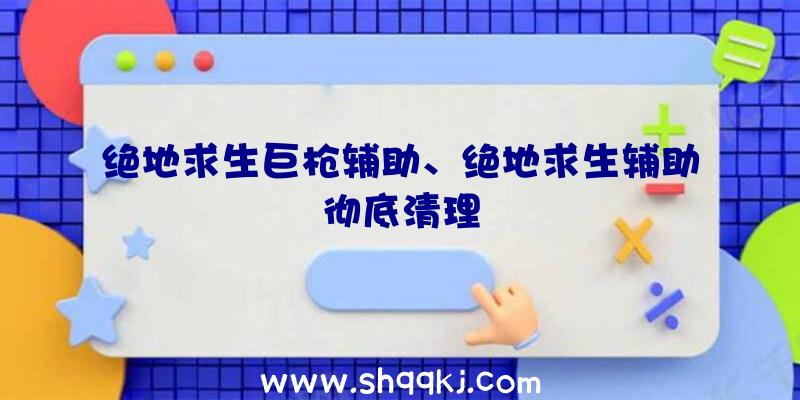 绝地求生巨枪辅助、绝地求生辅助彻底清理