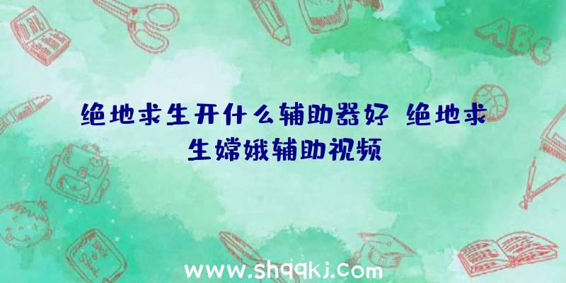 绝地求生开什么辅助器好、绝地求生嫦娥辅助视频