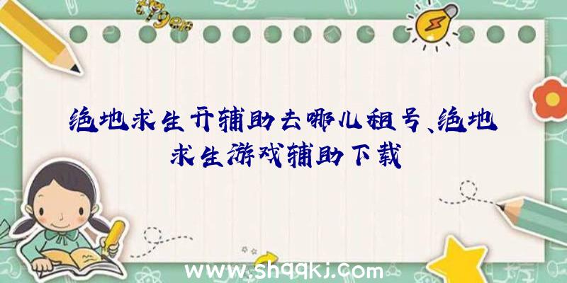 绝地求生开辅助去哪儿租号、绝地求生游戏辅助下载