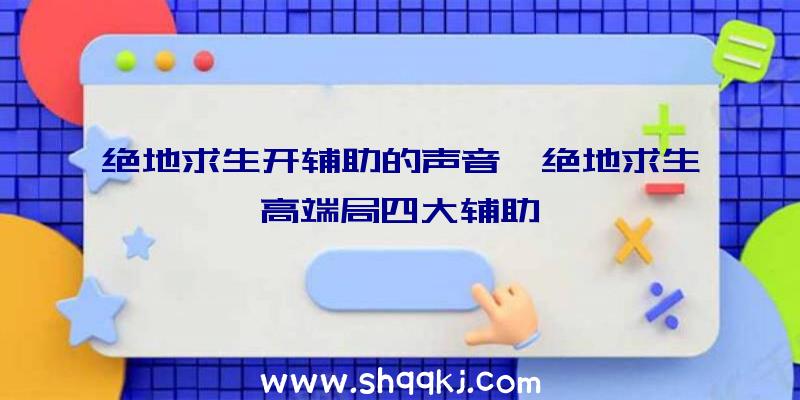 绝地求生开辅助的声音、绝地求生高端局四大辅助