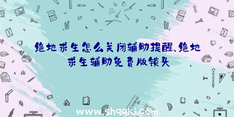 绝地求生怎么关闭辅助提醒、绝地求生辅助免费版锁头