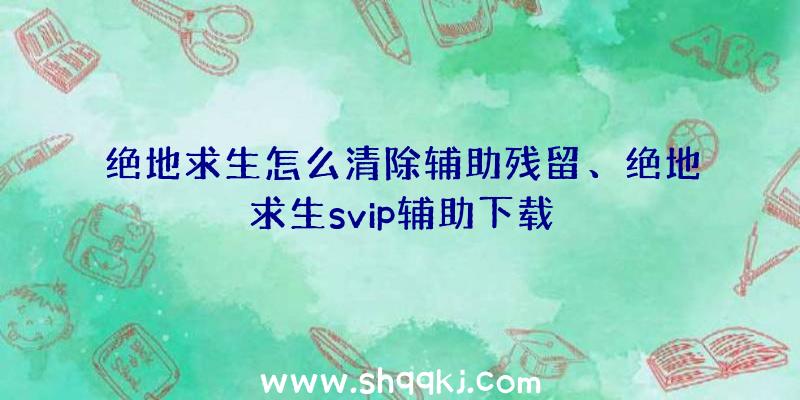 绝地求生怎么清除辅助残留、绝地求生svip辅助下载