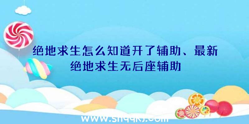 绝地求生怎么知道开了辅助、最新绝地求生无后座辅助