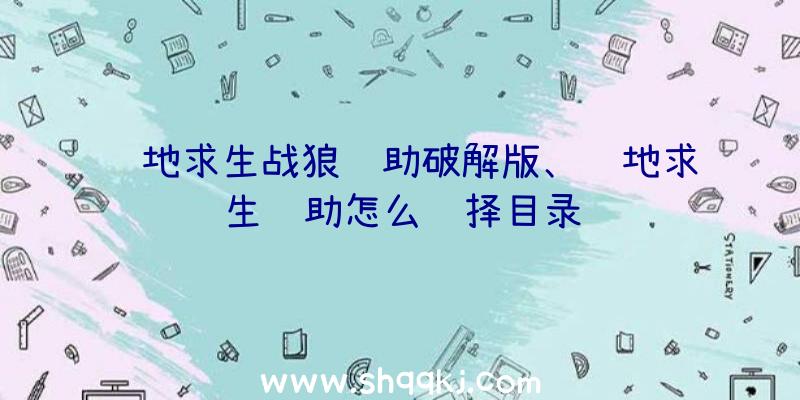 绝地求生战狼辅助破解版、绝地求生辅助怎么选择目录