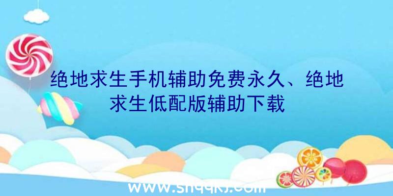 绝地求生手机辅助免费永久、绝地求生低配版辅助下载