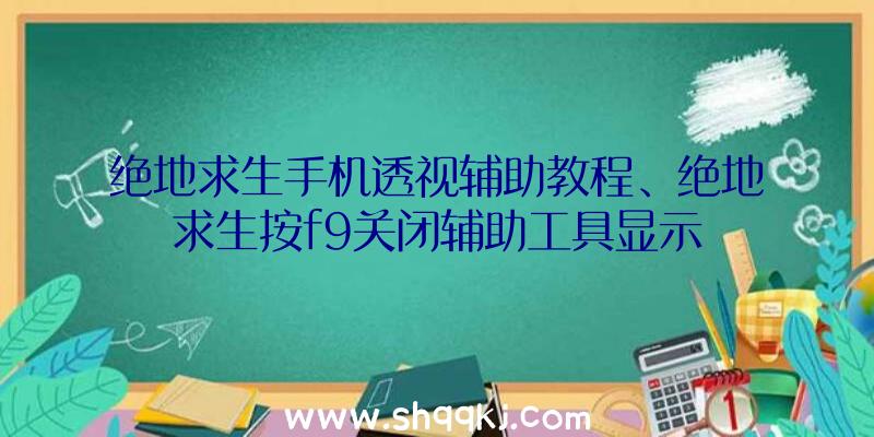 绝地求生手机透视辅助教程、绝地求生按f9关闭辅助工具显示