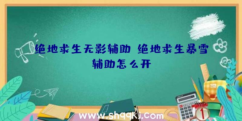 绝地求生无影辅助、绝地求生暴雪辅助怎么开