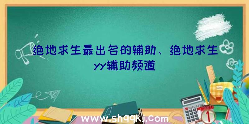 绝地求生最出名的辅助、绝地求生yy辅助频道