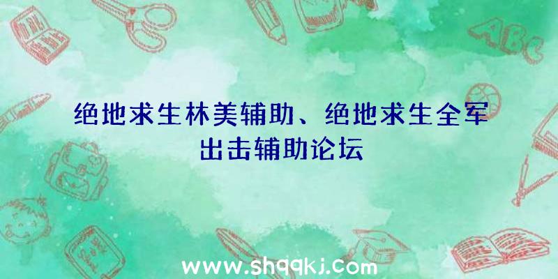 绝地求生林美辅助、绝地求生全军出击辅助论坛