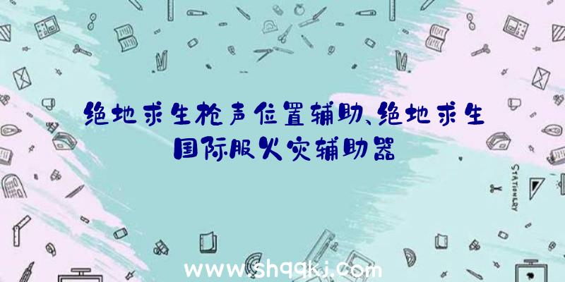 绝地求生枪声位置辅助、绝地求生国际服火灾辅助器