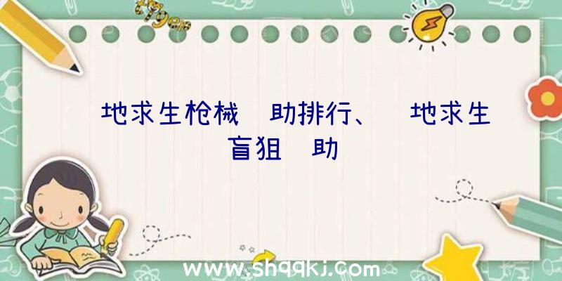 绝地求生枪械辅助排行、绝地求生盲狙辅助