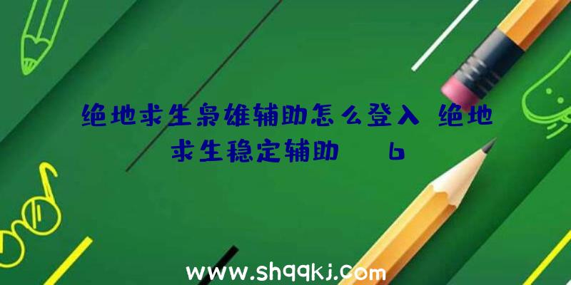 绝地求生枭雄辅助怎么登入、绝地求生稳定辅助fzz6