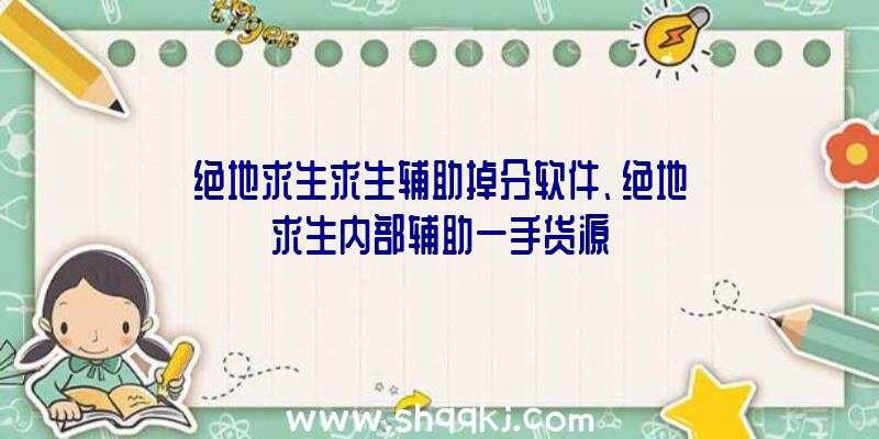 绝地求生求生辅助掉分软件、绝地求生内部辅助一手货源