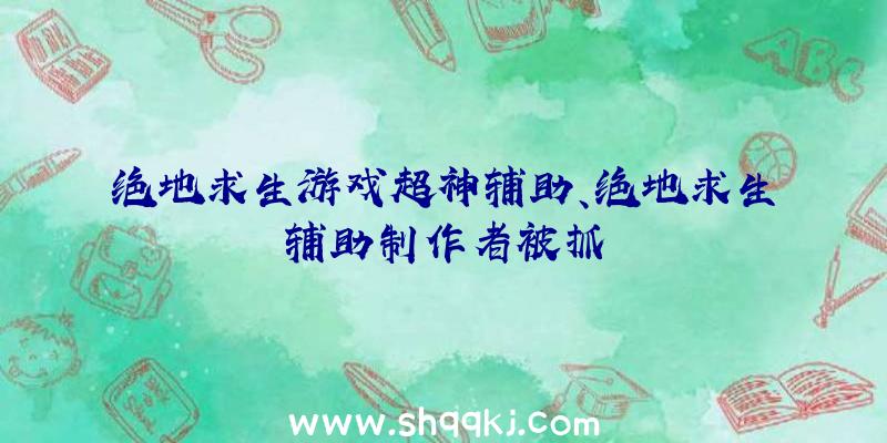 绝地求生游戏超神辅助、绝地求生辅助制作者被抓