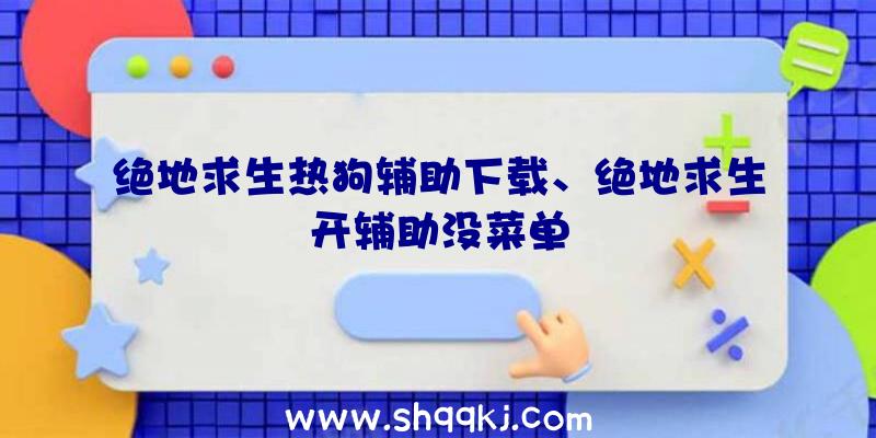 绝地求生热狗辅助下载、绝地求生开辅助没菜单