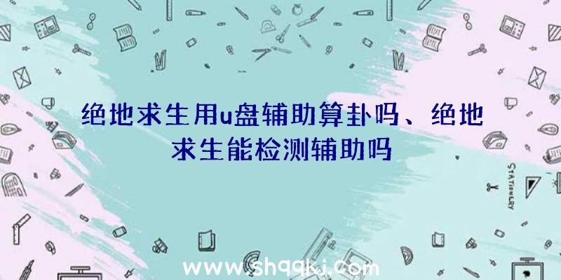 绝地求生用u盘辅助算卦吗、绝地求生能检测辅助吗