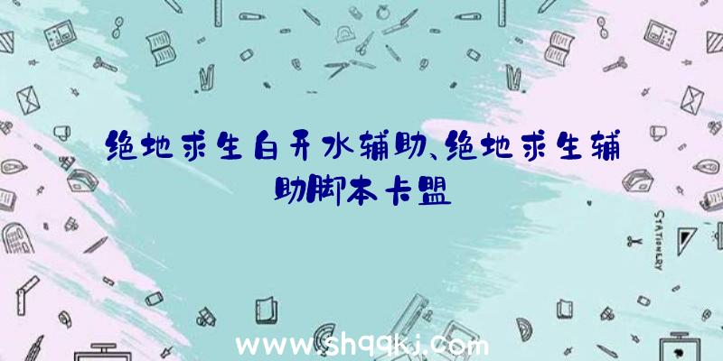 绝地求生白开水辅助、绝地求生辅助脚本卡盟