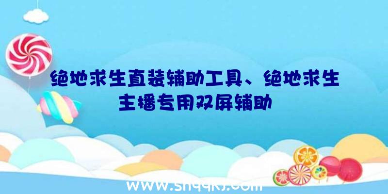 绝地求生直装辅助工具、绝地求生主播专用双屏辅助