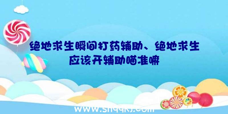 绝地求生瞬间打药辅助、绝地求生应该开辅助瞄准嘛