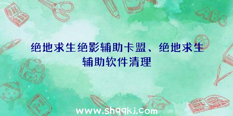 绝地求生绝影辅助卡盟、绝地求生辅助软件清理