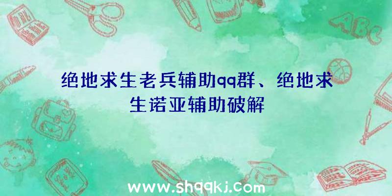 绝地求生老兵辅助qq群、绝地求生诺亚辅助破解