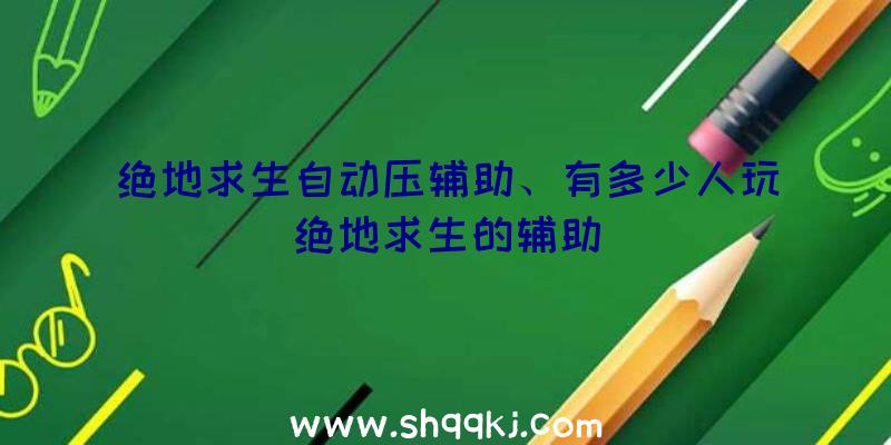 绝地求生自动压辅助、有多少人玩绝地求生的辅助