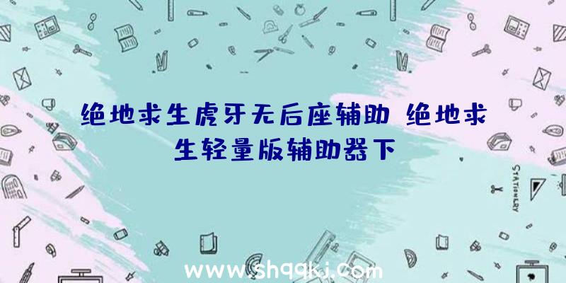 绝地求生虎牙无后座辅助、绝地求生轻量版辅助器下